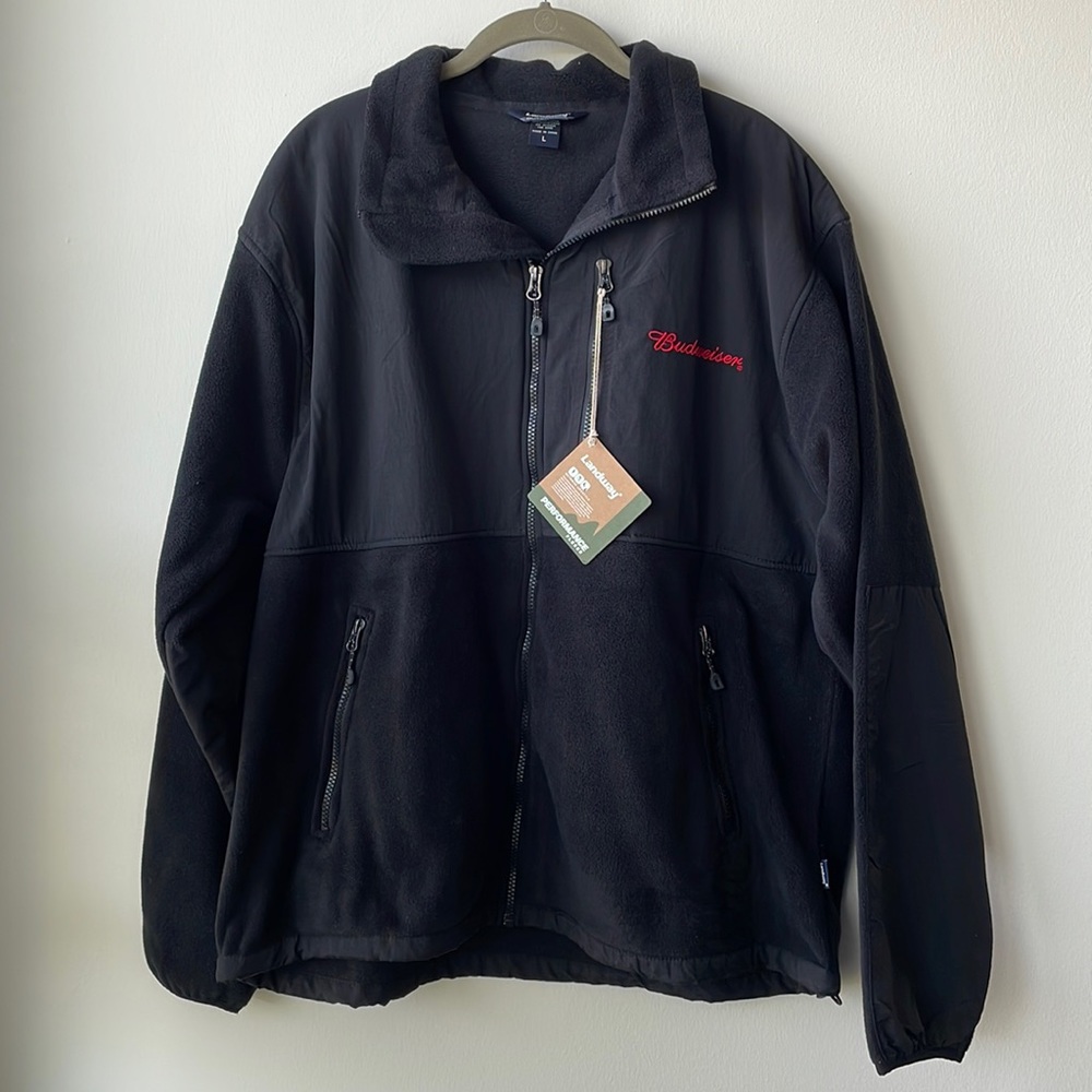 NWT Budweiser Fleece Jacket
